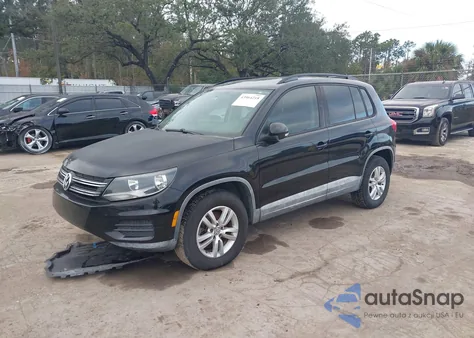 2015 Volkswagen Tiguan S from USA, damaged, VIN WVGAV7AX9FW521763